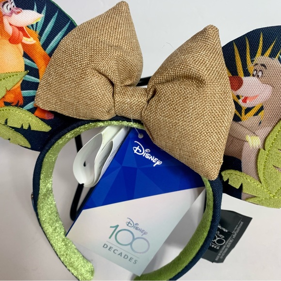 NWT. Disney DISNEY 100 CELEBRATION DECADES THE JUNGLE BOOK EAR HEADBAND - Picture 4 of 10